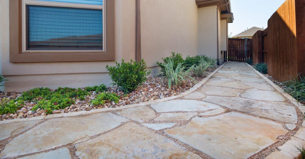 Pathway and Landscaping in Leander, Texas